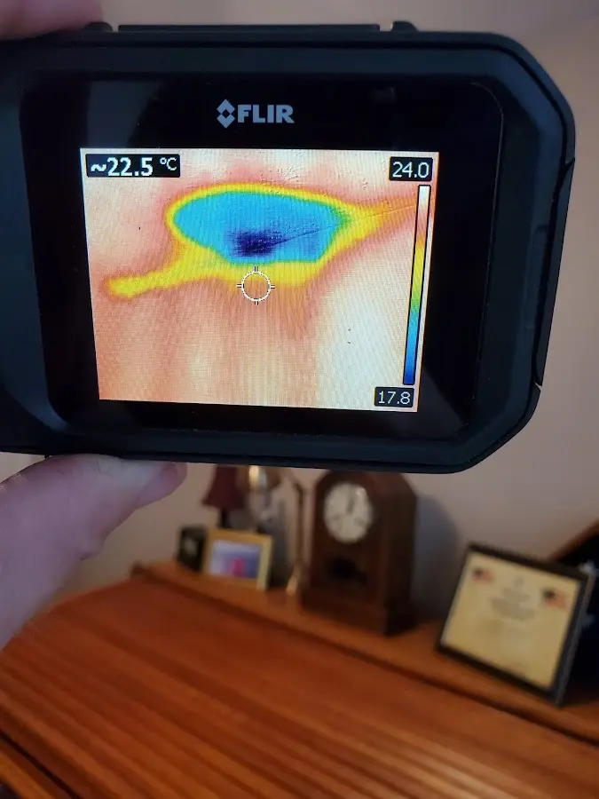 Thermal imaging inspection for water damage in Pilot Point