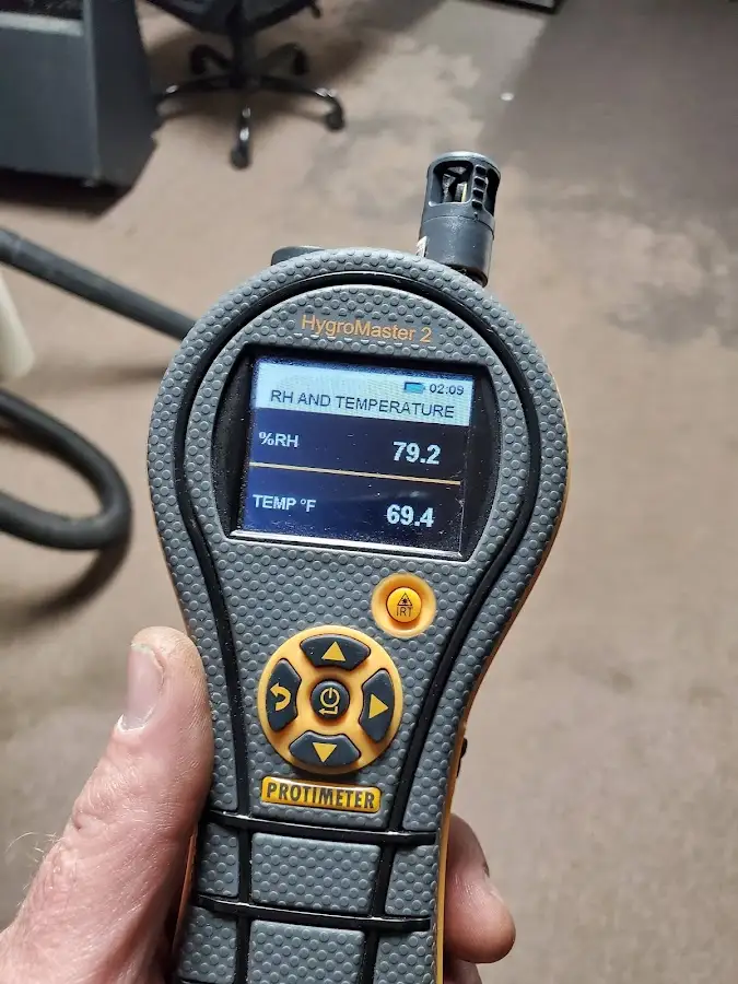 Moisture meter humidity assessment for Mold Remediation & Removal in Pilot Point