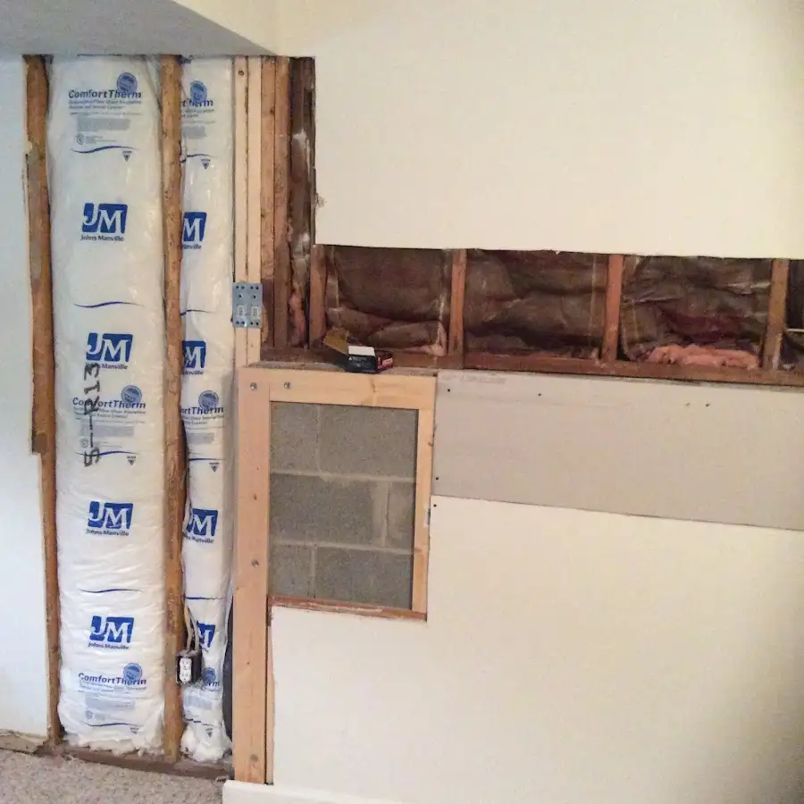 Wall insulation replacement during Odor Removal & Deodorization in Pilot Point